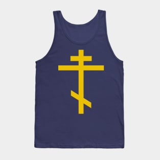 Orthodox cross (gold) Tank Top